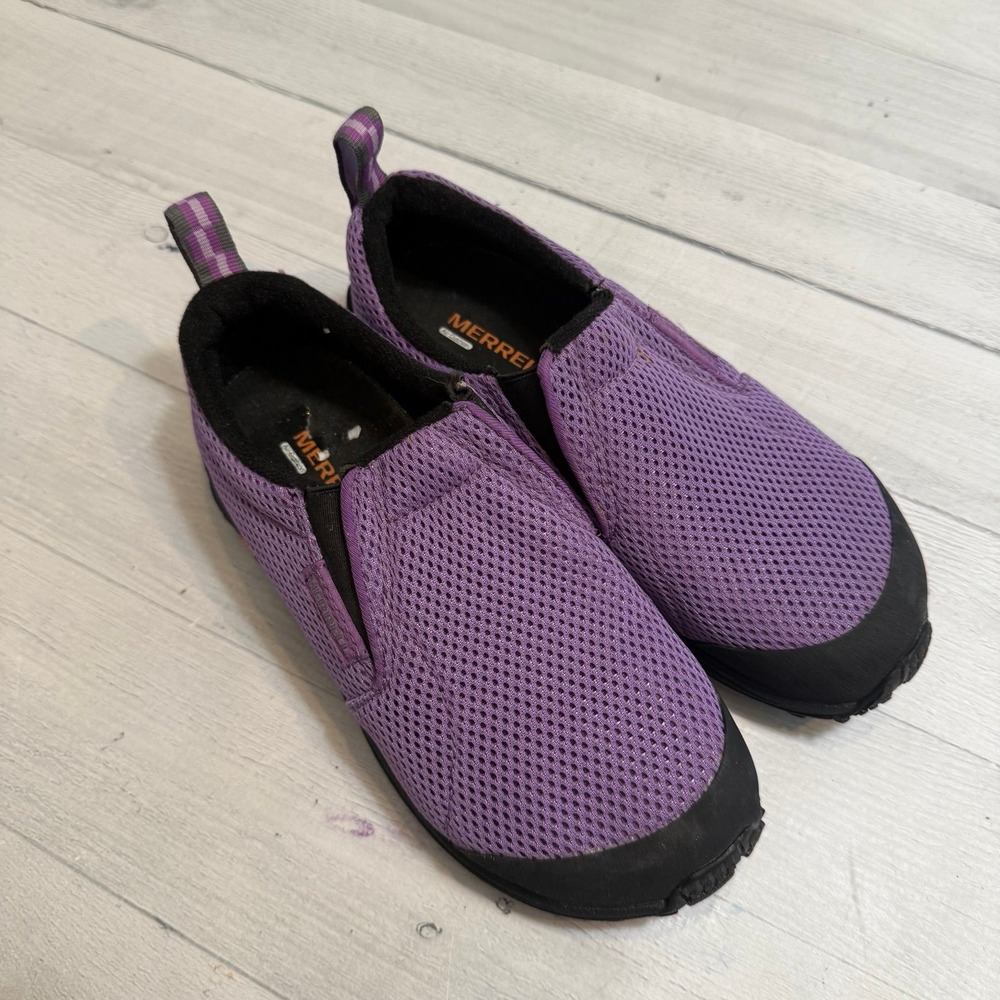 Merrell jungle mock women's slip on shoes purple mesh dewberry size 5